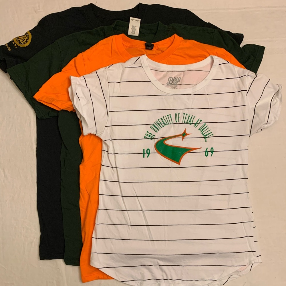 Set of 4 UTD T-shirts